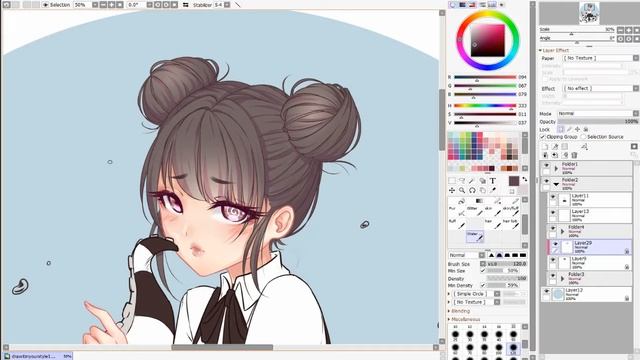 Speedpaint - Octo girl (Paint tool sai) #6