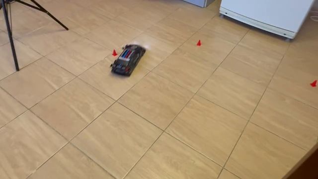 Первый заезд на дрифт тачке огонь