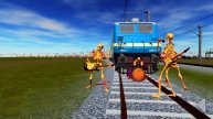 23 September, 2022 Anaconda vs boy crying train | Stops the train | Beamng.drive | Train simulator