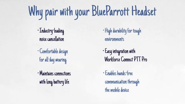 Zebra and BlueParrott Workforce Connect Push-to-Talk (PTT) Pro Partnership