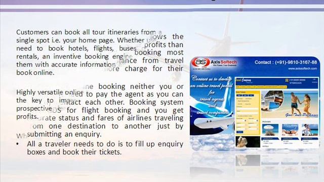 Benefits of Online Travel Agency Software for Tour and Travel Business - Axis Softech