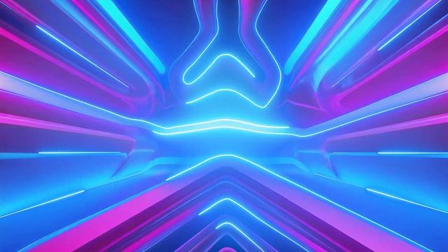 Firefly Blue & Pink Neon Shapes VJ Loops HD 4K | VJ Loops HD 4K Animation Loop | Siddam Bharat