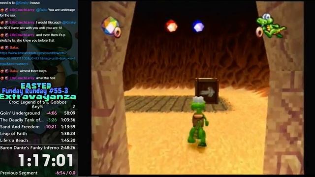 Croc: Legend of the Gobbos Any% Speedrun in 2:32:54