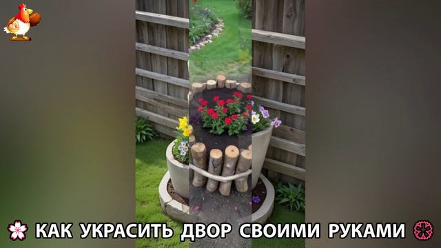 Как украсить двор дома фото идеи (153) 🏡 для дачи и сада своими руками 🌷🪻🌺💮