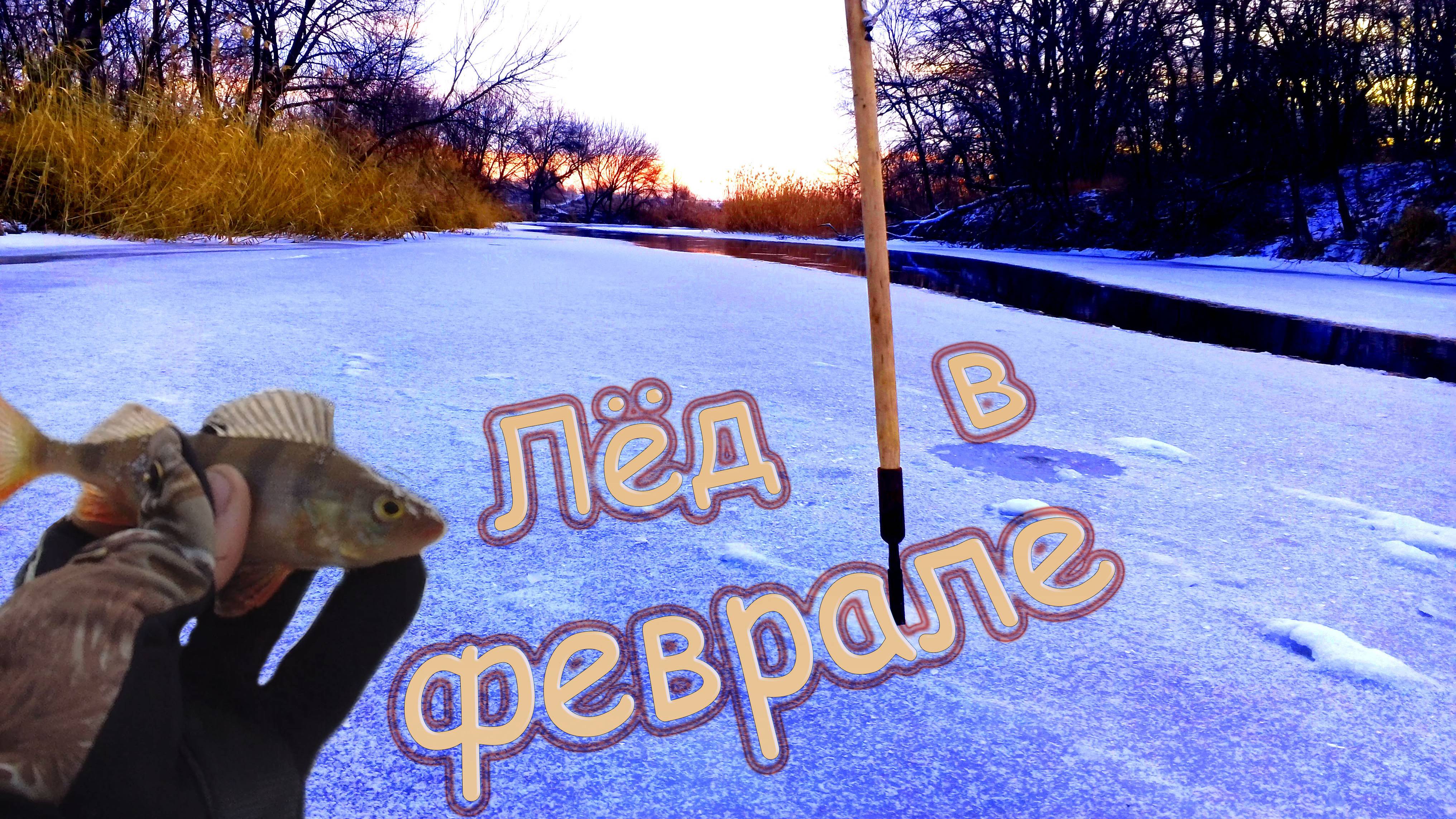 Первая рыбалка на льду в феврале 2025