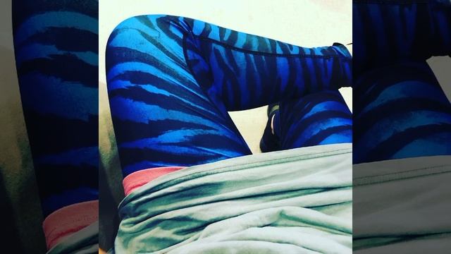 Buy blue tiger striped women’s tights today