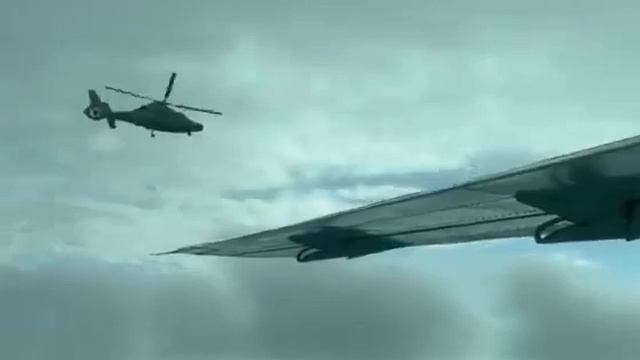 Вертолет Z-9 ВМС Китая осуществил «небезопасный перехват» самолёта Cessna 208B Caravan, принадле...