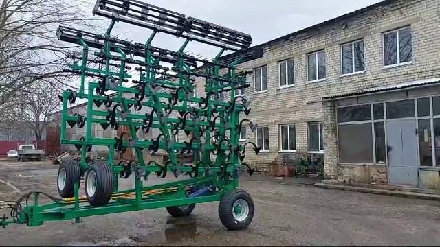 Складывание и раскладывание культиватора 8м