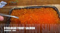 Tasting the Delights: Trout and Salmon Ikura Malosol Degustation - Global Seafoods Fish Market