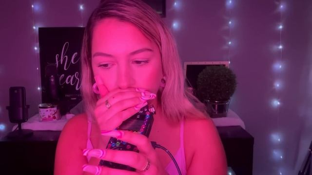 ASMR | INTENSE mouth sounds with tascam + mic tapping ✨