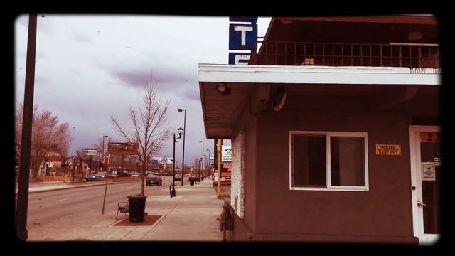 Vintage “Anchor” motel with neon signs - S. Broadway, Denver