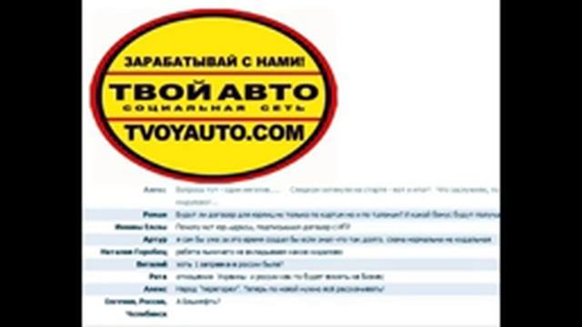 Социальная сеть Твой Авто   Артем Свечинский