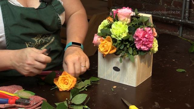 Atelier août 2020 : La petite boite fleurie