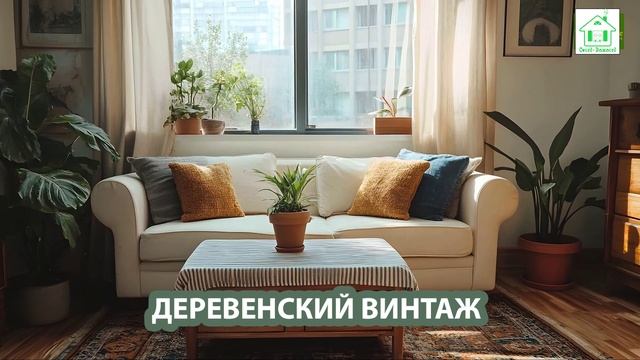 Деревенский интерьер в стиле Винтаж и фото идеи для оформления (32)