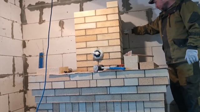 Камин из кирпича #печназничтюмень #ЗевсиКо 89612006263