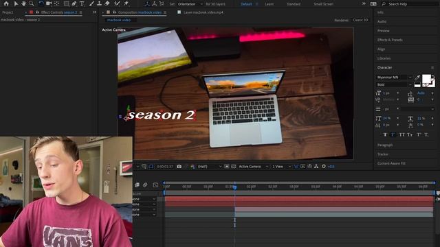 Learn how to 3D TRACK TEXT in (After Effects)