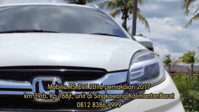 Harga Honda Mobilio bekas type S E RS CVT tahun 2015 2016 2017 2018 2019 Info harga mobilio bekas