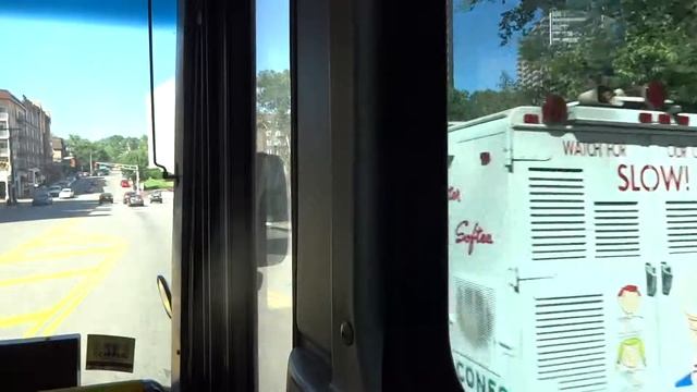 NJT MCI D4500CL #9049 on the 128 to North Bergen via Boulevard East (Inside) in HD