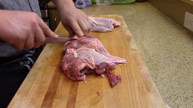 How to Debone a Turkey Leg and Thigh For a Roulade