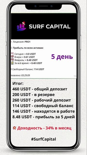 Сурф Капитал -удивительный робот.