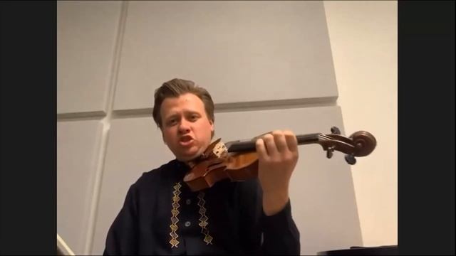 Andrey Baranov talks about violin technique - masterclass