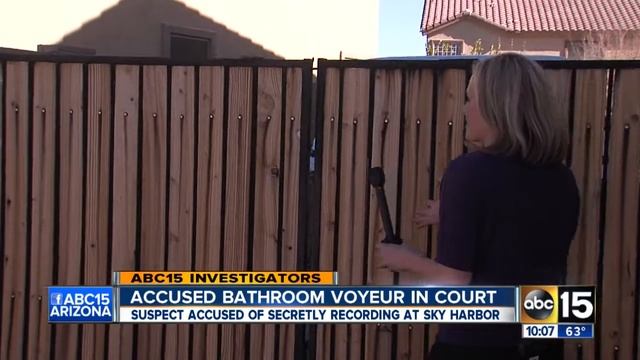 Valley bathroom voyeur in court