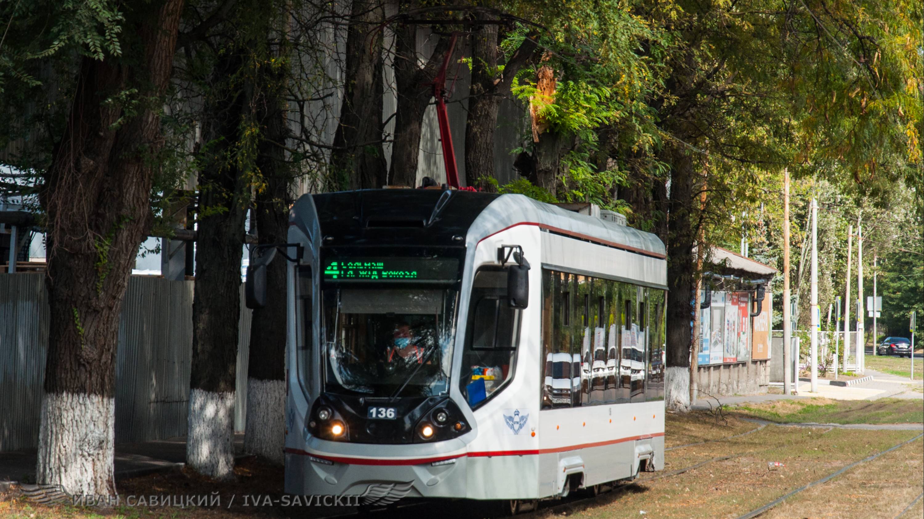 Трамвай Сити Стар-работа на маршруте №4 в Ростове-на-Дону