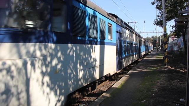 CD class 451 emu 095 at Praha Bubeneč, Friday 06.09.2013. (MVI 2878)