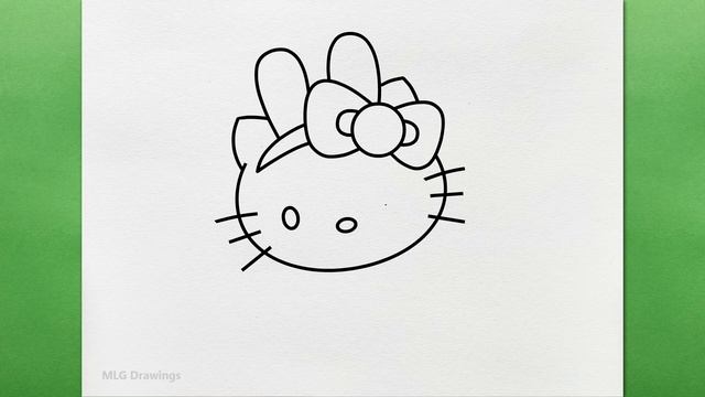 Hello Kitty como Conejo de Pascua Dibujo Paso a Paso #dibujo