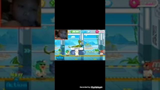 Снимаем видео игру про динозавров