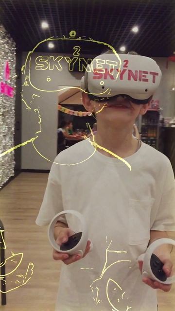 Детский праздник в SKYNET VR