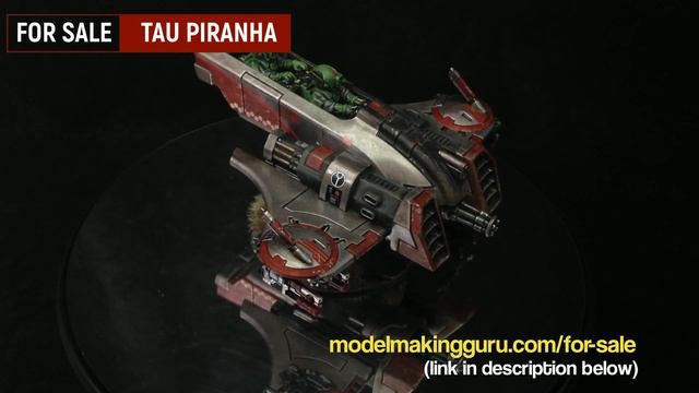 FOR SALE: Games Workshop Warhammer 40K Tau Piranha PAINTED & WEATHERED