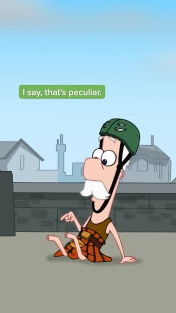 People should definitely say "egad" more often 🦶🦶 #PhineasAndFerb #Shorts #PhineasandFerb