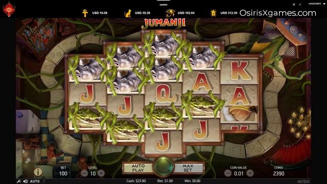 Vegas X | Osiris X Games | Jumanji Online Slot |  Super Mega Win