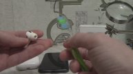 Как избавиться от свиста и хрипа в наушнике Аирподс Про ( AirPods Pro). Чистка наушников Аирподс.