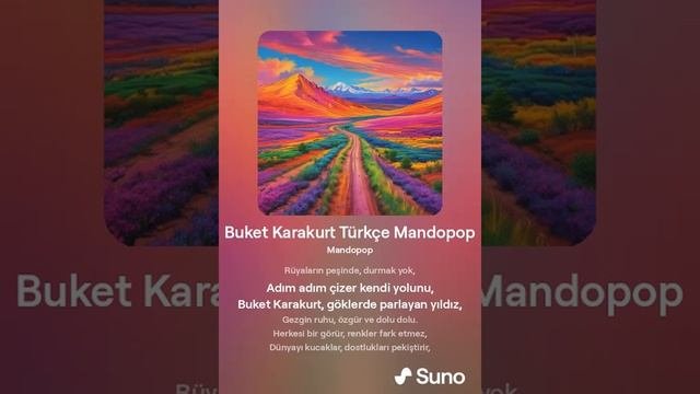 Buket Karakurt Türkçe Mandopop 1