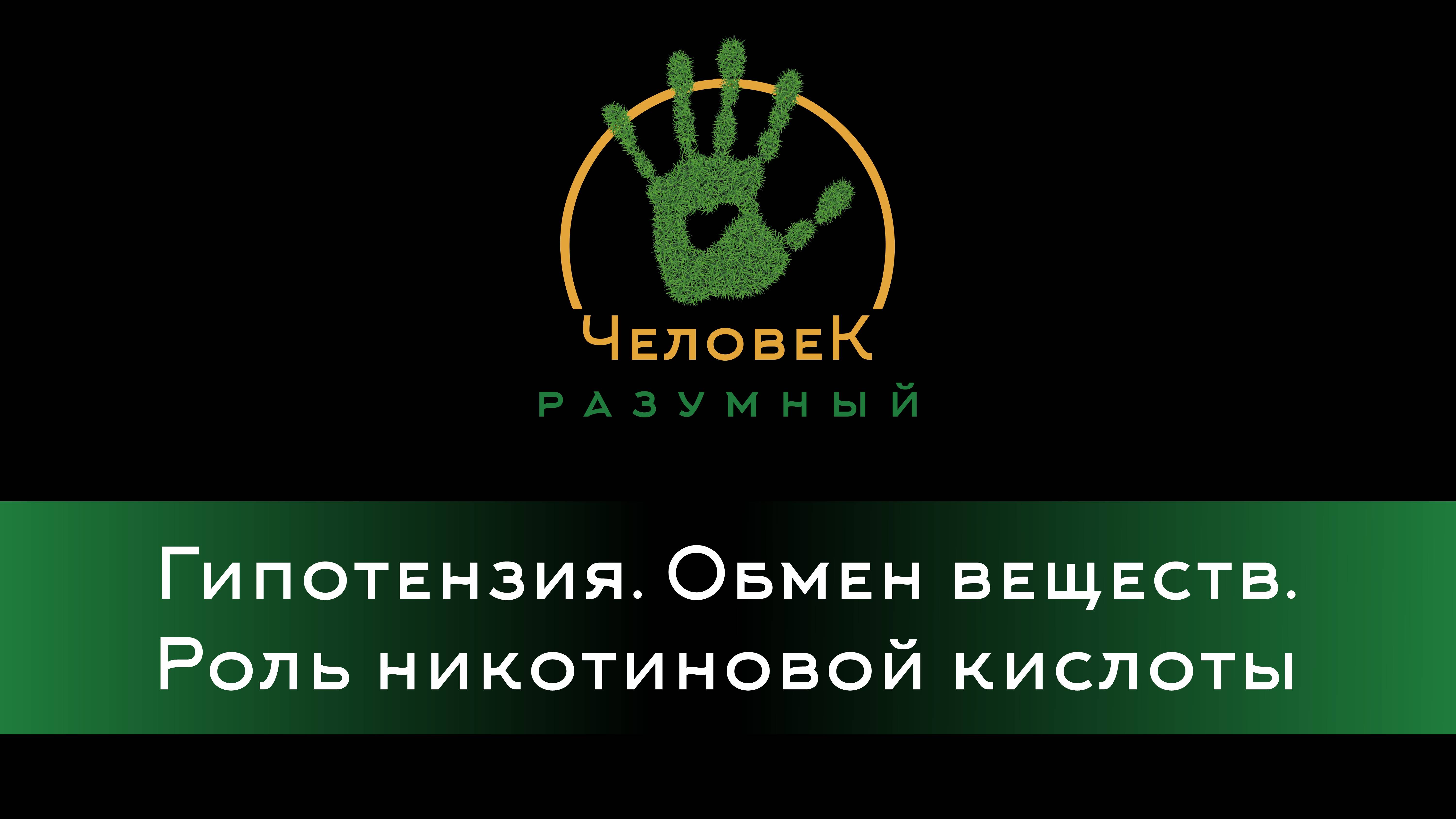 Гипотензия. Обмен веществ. Роль никотиновой кислоты ("Человек-Разумный", 2013)