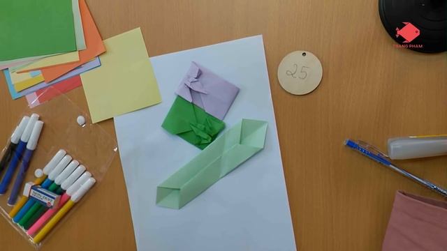 024# Origami Crane Envelope   Trang Pham Origami Day 04