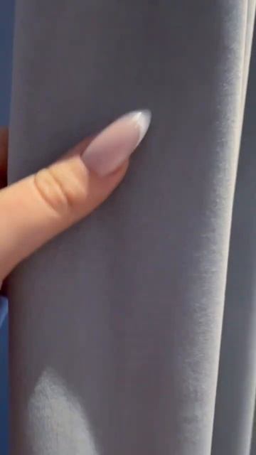 Портьеры из серого димаута