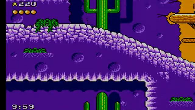 Desert Speedtrap (Sega Master System) Playthrough Level 08: Coyote Canyon