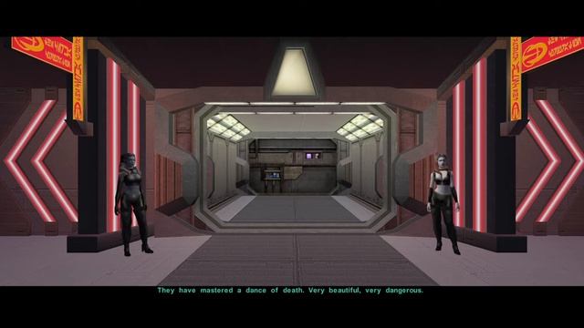 Star Wars KotOR 2  - Handmaiden Glaring at Me