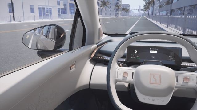 Zeekr X мониторинг слепых зон