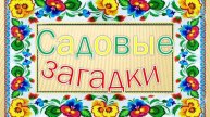Загадки садовые. Видеотека библиотеки
