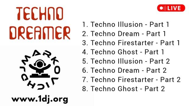 TECHNO DREAMER - DJ MARKOVICH - GROOVEPAD APP - диджейский техно сет - 18 февраля 2025 - dj live mix