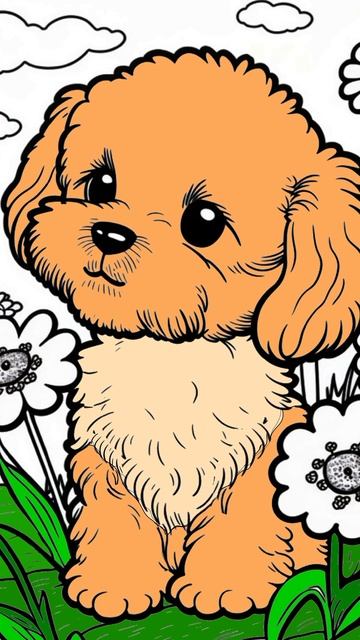 Cute Pet Dog Hair #color #petdog #shorttrand