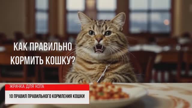 10 основ правильного кормления кошки