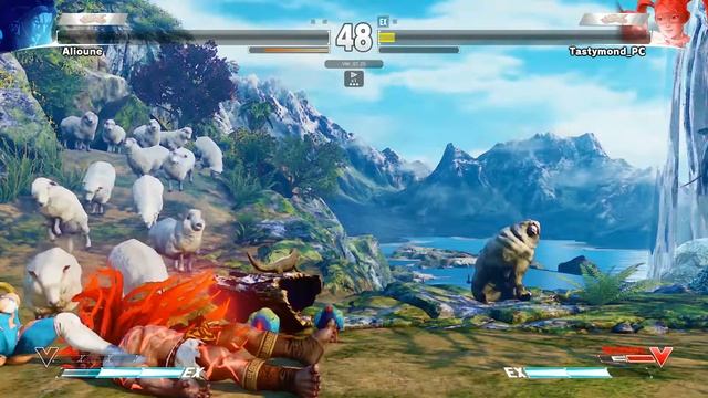 Street Fighter V Alioune vs Tastymond