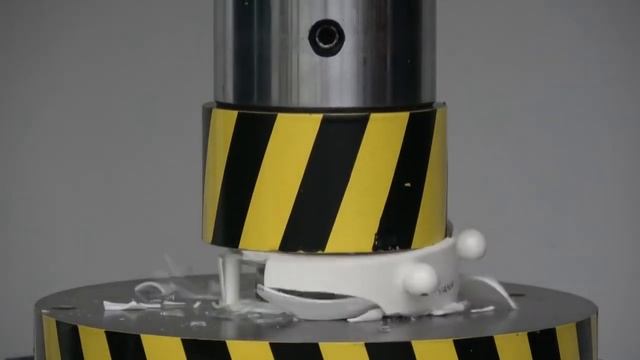Hammer under hydraulic press 100 tons+toys #hammer #toys #experiment #press #experiment