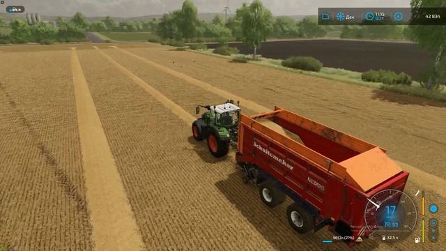 Farming Simulator 22 Butschern #27 убираем пшеницу, сеем сорго