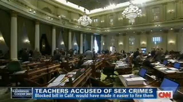 Anderson Cooper 360 reports on why Teachers' Union killed a SEXUAL PREDATOR bill